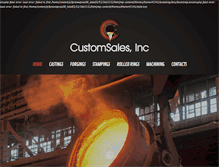 Tablet Screenshot of customsalesinc.com